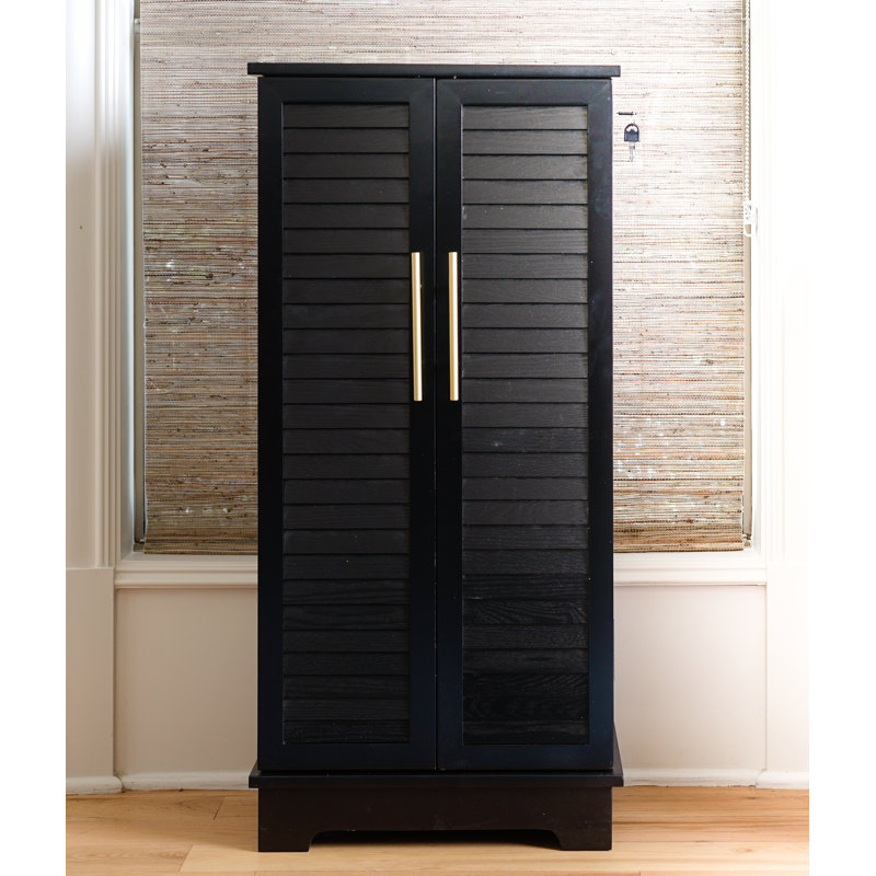 Red Barrel Studio® Harwant Jewelry Armoire with Mirror